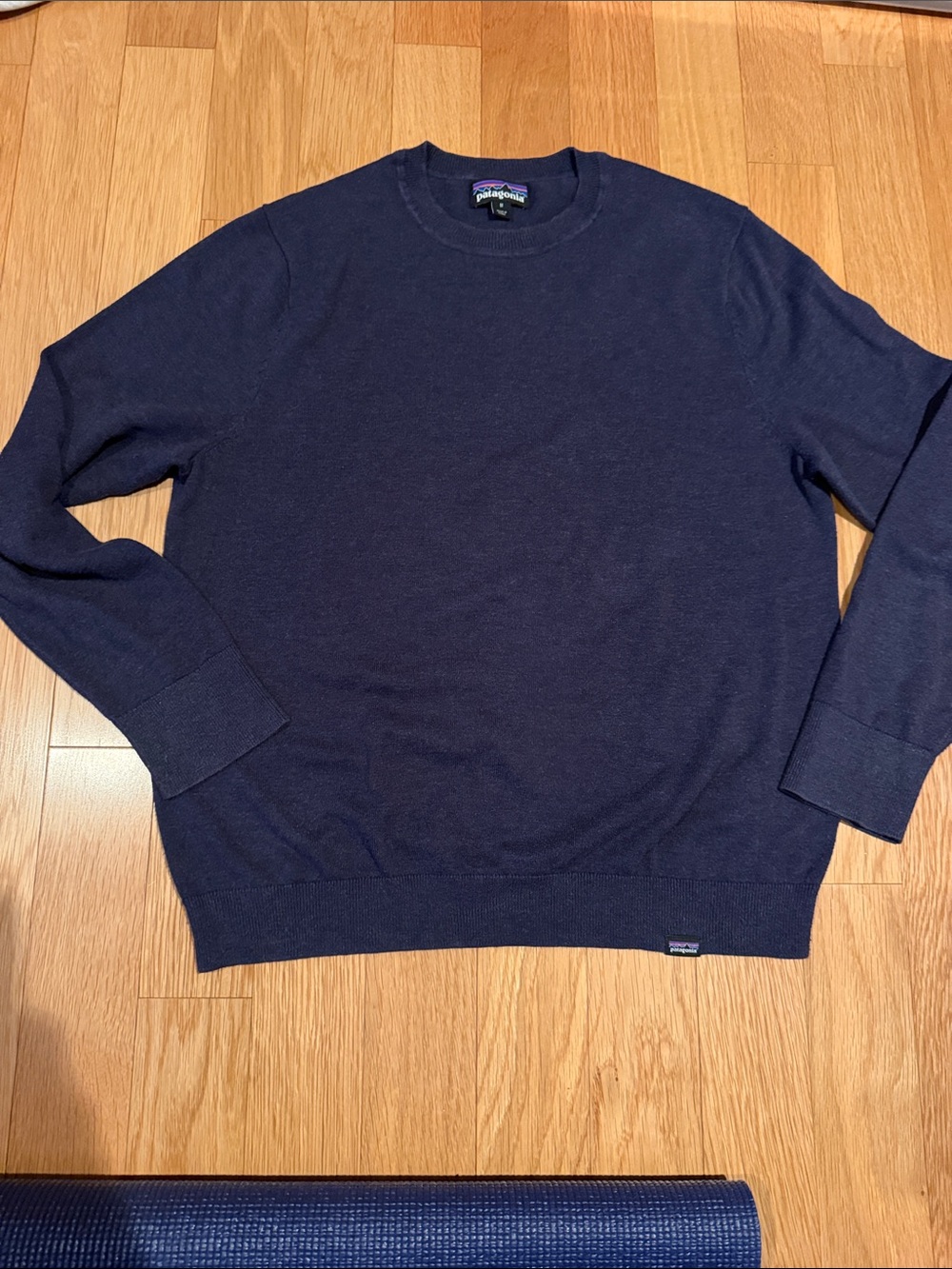 Patagonia Men's Crewneck Sweater - Navy Blue